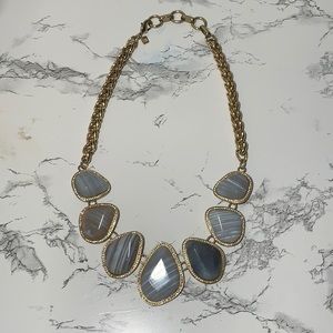 Banana Republic Grey Stone Necklace